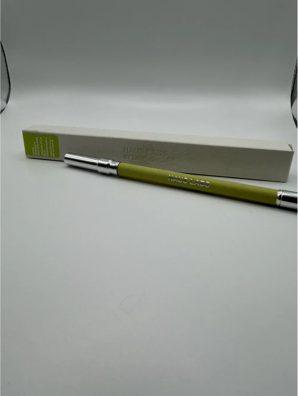Haus Labs Optic Intensity Eco Eyeliner Chartreuse Matte NIB Vegan Full Size